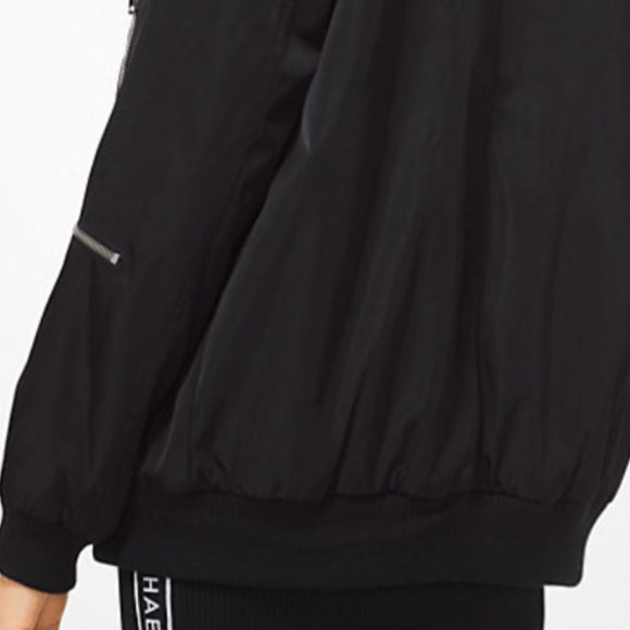 NWT - MICHAEL MICHAEL KORS Goat Hair Collar Bomber Jacket - Picture 4 of 9